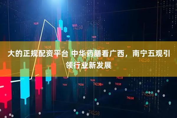 大的正规配资平台 中华药膳看广西，南宁五观引领行业新发展